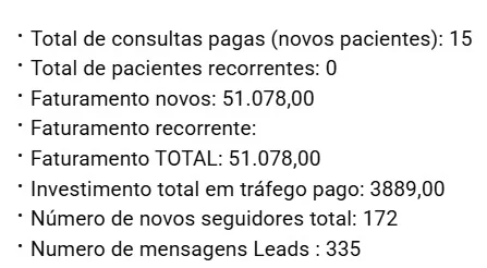 Print de depoimento: Natália Vieira, resultado de vendas